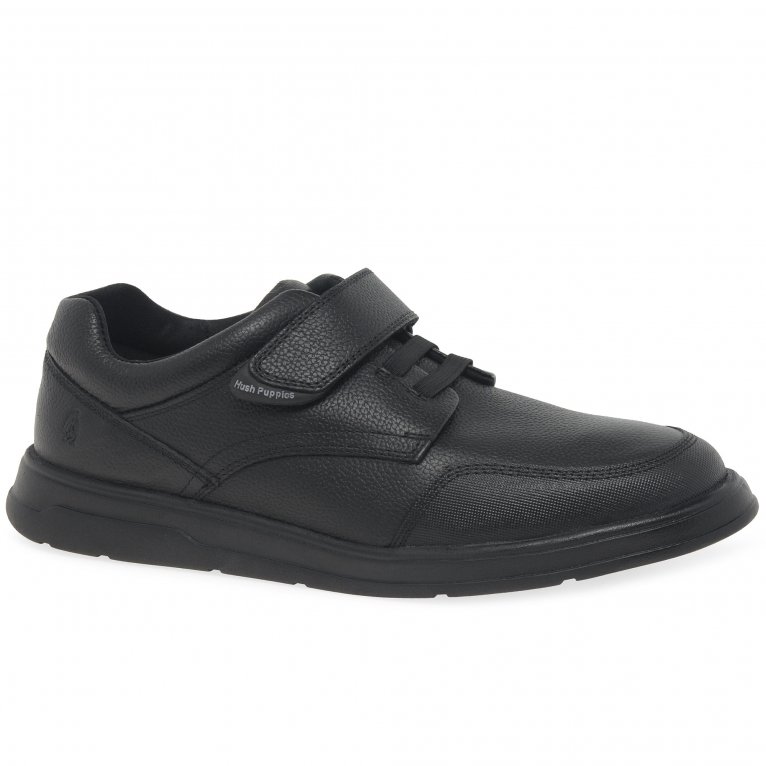 charles clinkard Hush Puppies Rowan Boys Senior School Shoes
