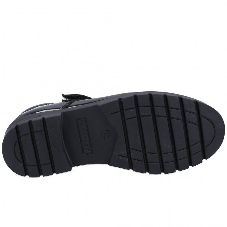 Charles Clinkard Hush Puppies Sabrina Patent Girls Mary Jane School Shoes