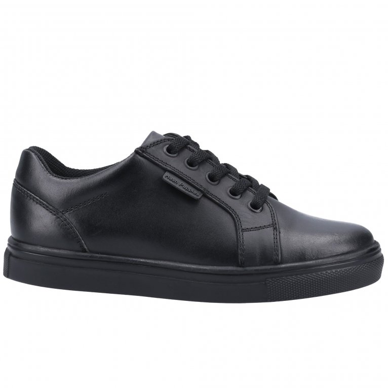 Charles Clinkard Hush Puppies Sam Junior Boys School Shoes