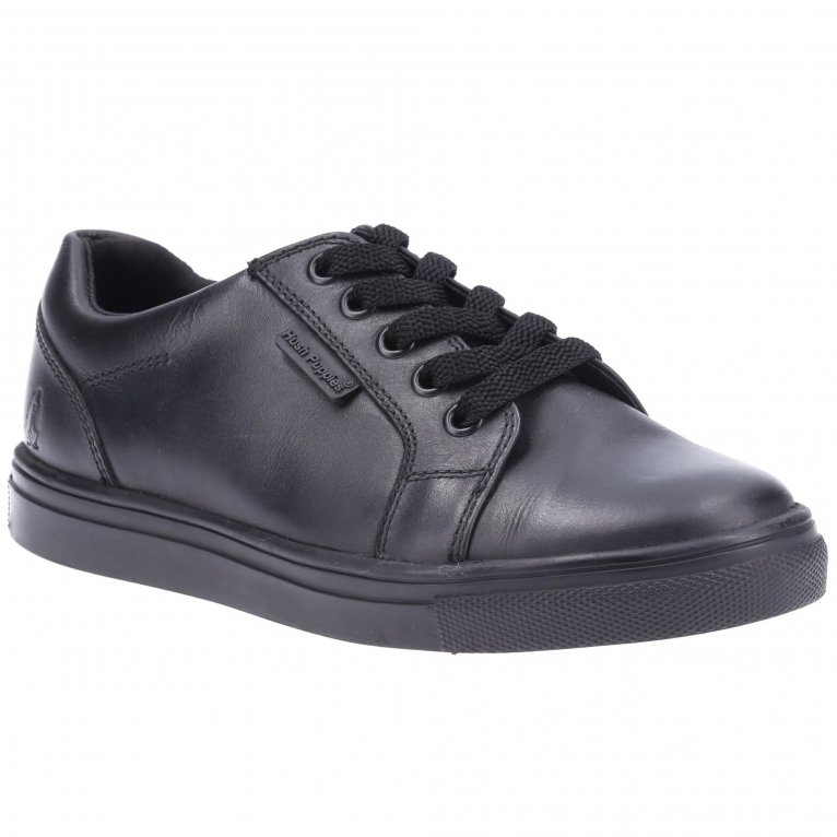 charles clinkard Hush Puppies Sam Junior Boys School Shoes