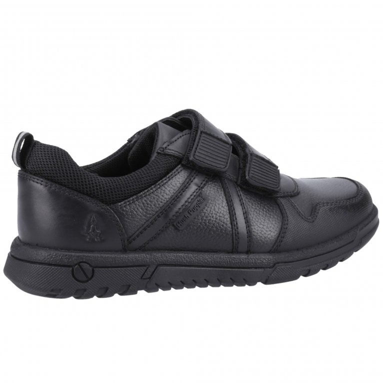 Charles Clinkard Hush Puppies Spencer Junior Boys School Shoes