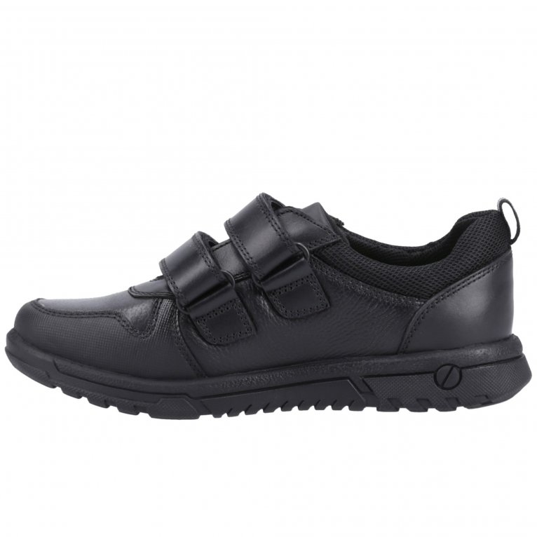Charles Clinkard Hush Puppies Spencer Junior Boys School Shoes