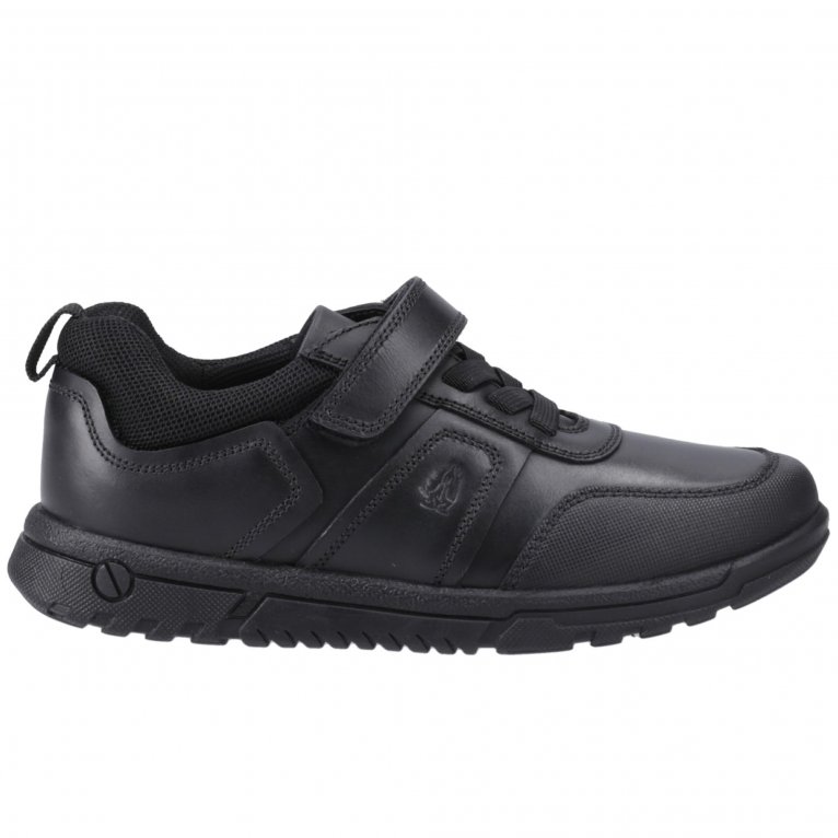 charles clinkard Hush Puppies Sutton Bungee Junior Boys School Shoes