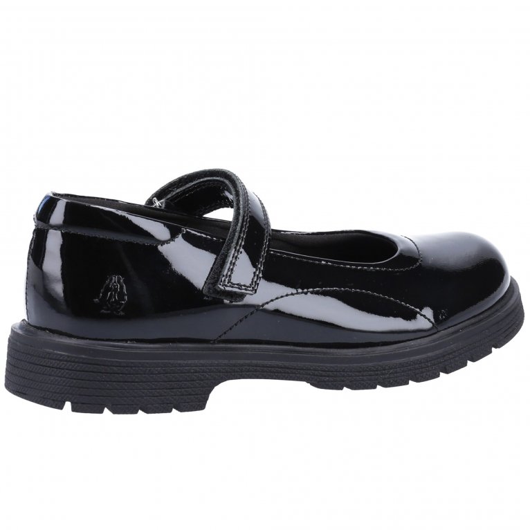 Charles Clinkard Hush Puppies Tally Patent Senior Girls School Shoes
