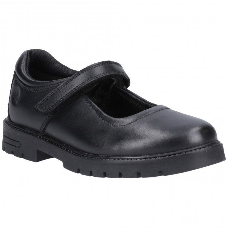 charles clinkard Hush Puppies Tanya Junior Girls School Shoes