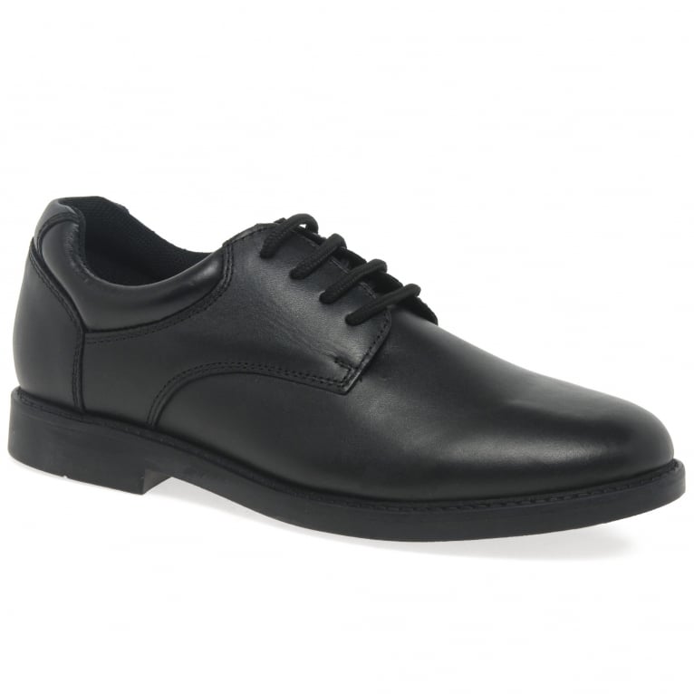 charles clinkard Hush Puppies Tim Boys Senior Oxford School Shoes