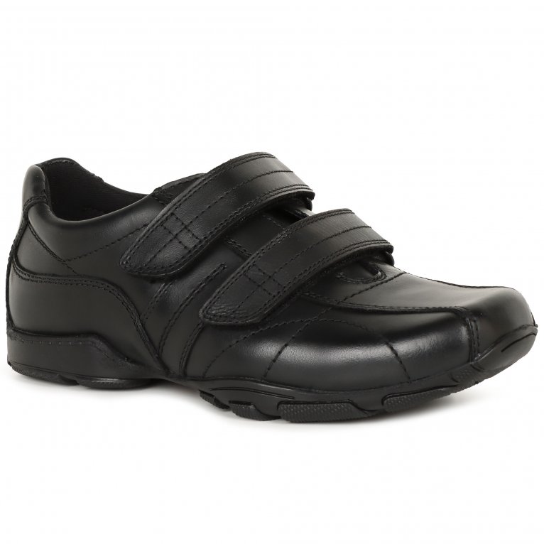 charles clinkard Hush Puppies Vance Boys Junior School Shoes