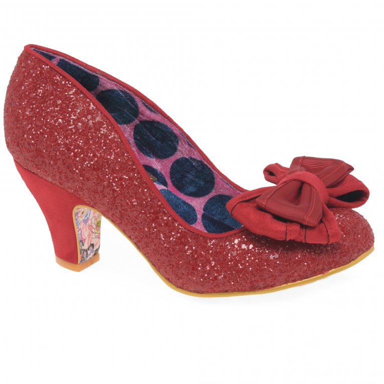 charles clinkard Irregular Choice Ban Joe Womens Wide Fit Court Shoes