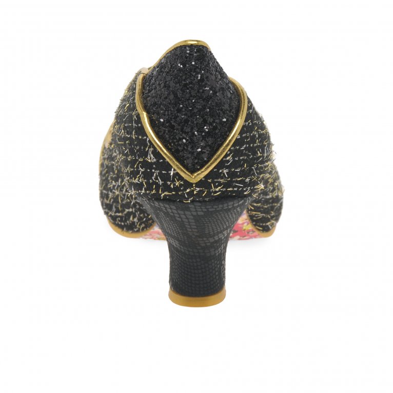Charles Clinkard Irregular Choice Hold Up Womens Wide Fit Court Shoes