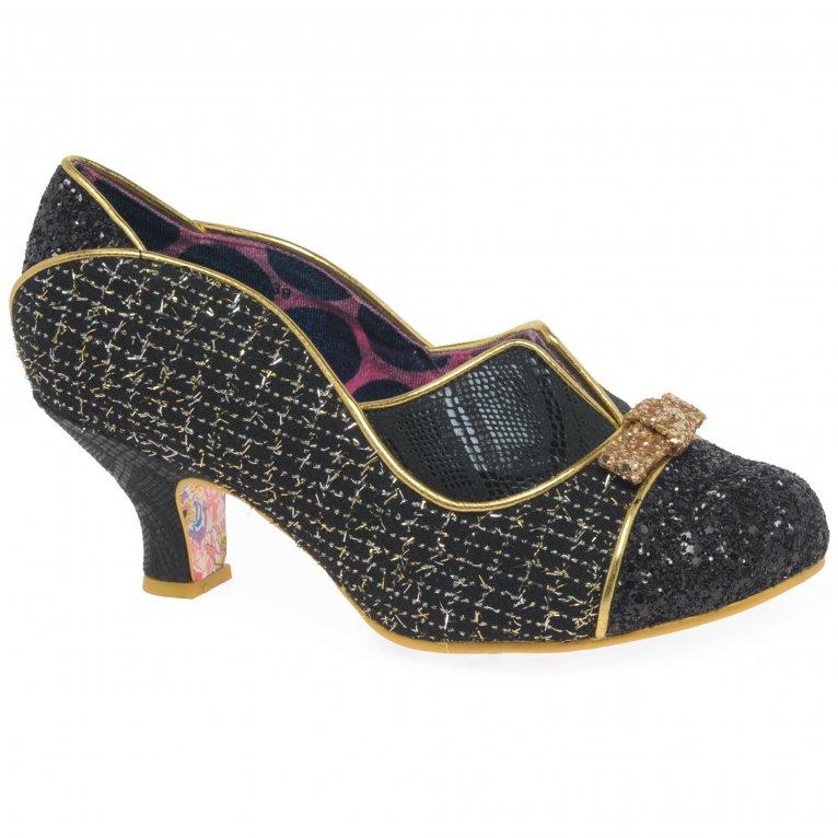 charles clinkard Irregular Choice Hold Up Womens Wide Fit Court Shoes