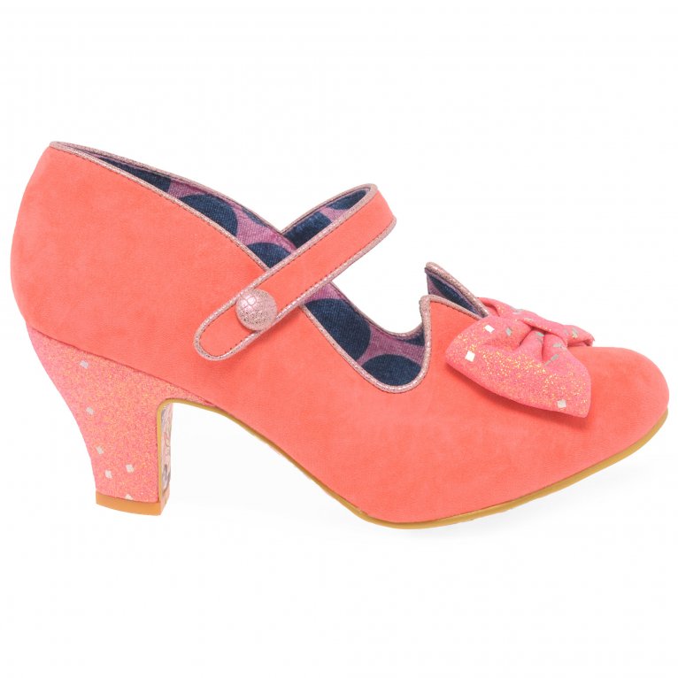 Charles Clinkard Irregular Choice Piccolo Womens Wide Fit Mary Jane Court Shoes