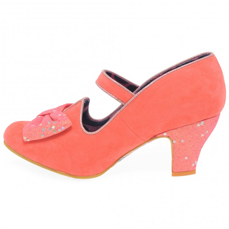 Charles Clinkard Irregular Choice Piccolo Womens Wide Fit Mary Jane Court Shoes