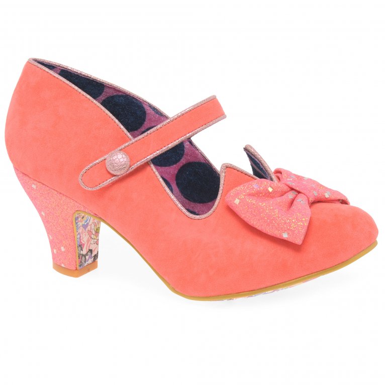 charles clinkard Irregular Choice Piccolo Womens Wide Fit Mary Jane Court Shoes