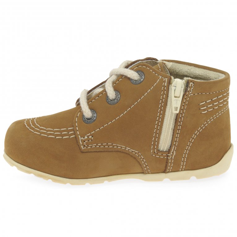 Charles Clinkard Kickers Baby Hi Zip Boys First Boots