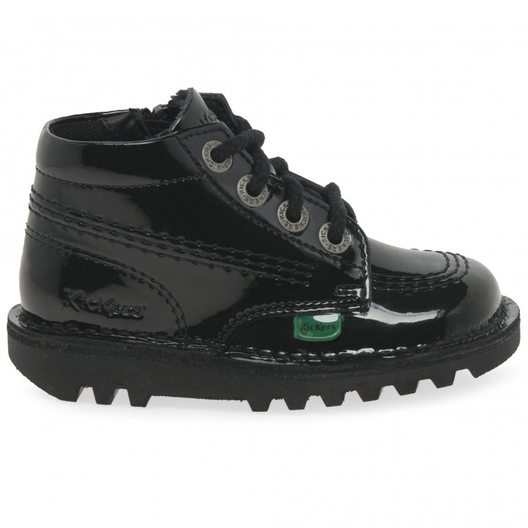 Charles Clinkard Kickers Chi Zip Girls Infant Boots