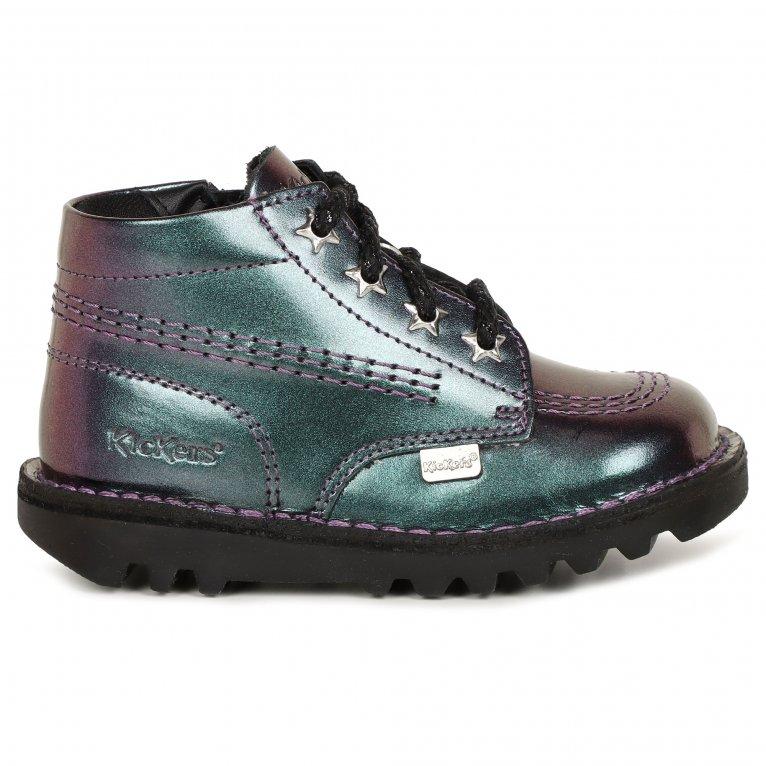 Charles Clinkard Kickers Kick Hi Galactic Girls Infant Boots