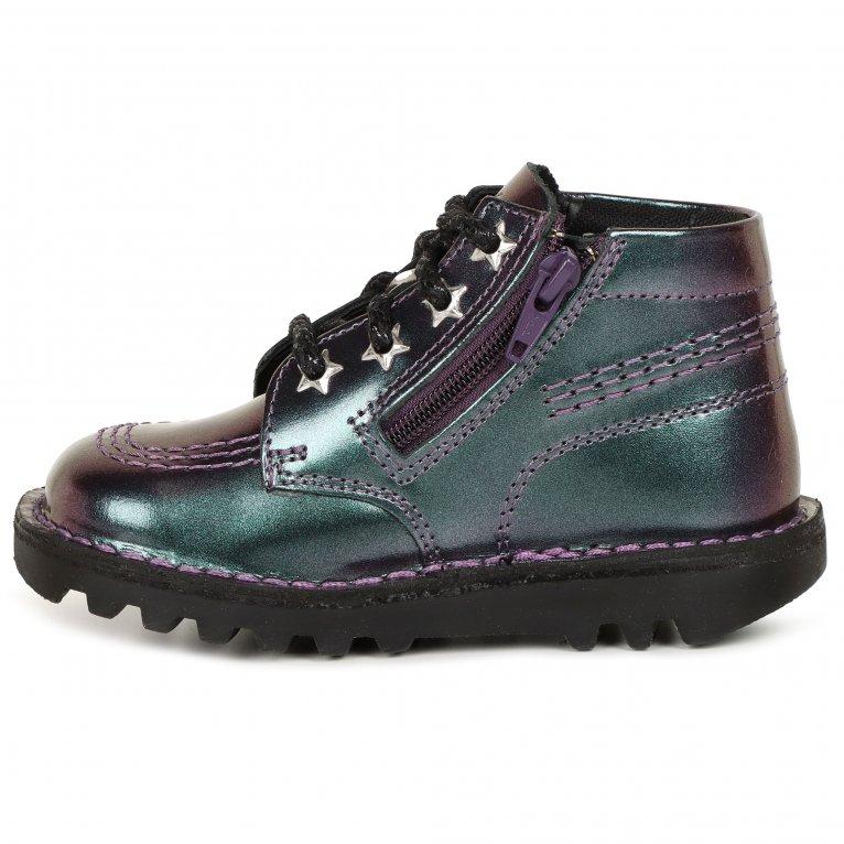 Charles Clinkard Kickers Kick Hi Galactic Girls Infant Boots