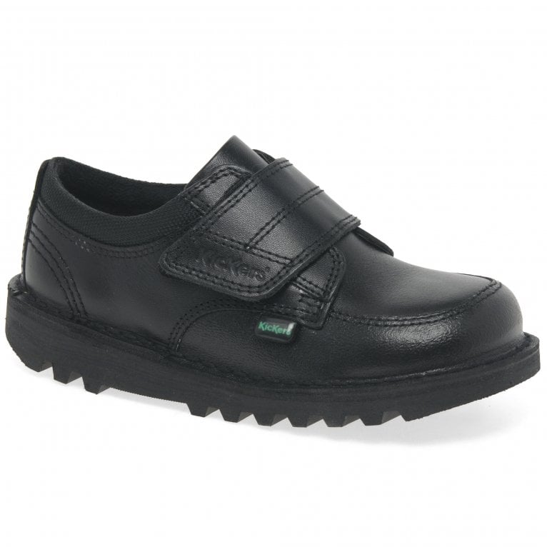 charles clinkard Kickers Kick Scuff Lo Boys Infant School Shoes