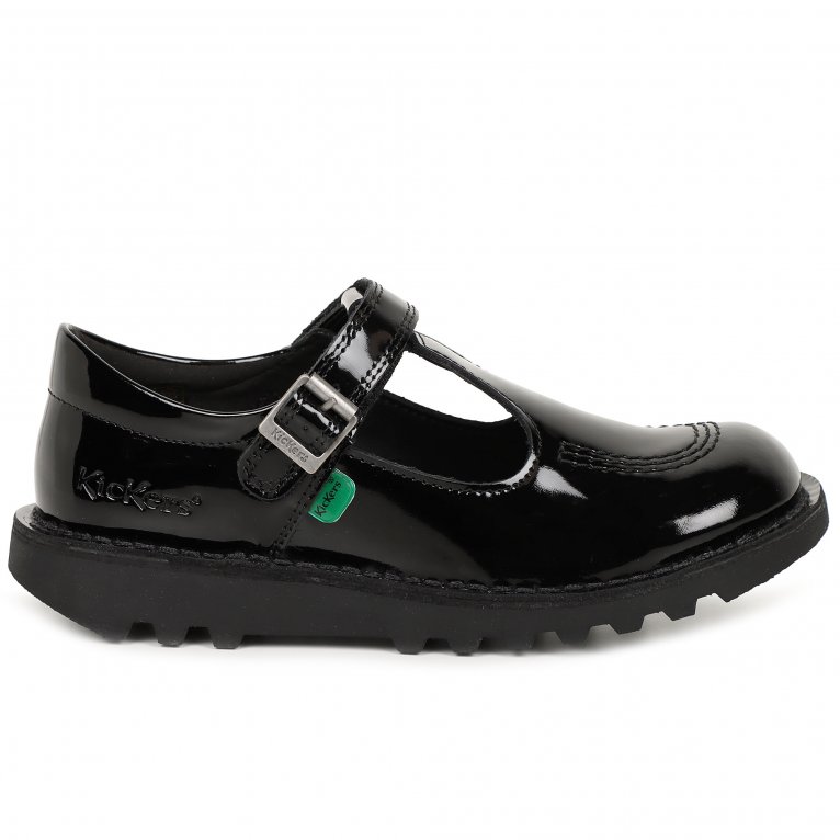 Charles Clinkard Kickers Kick T Girls Junior Riptape School Shoes