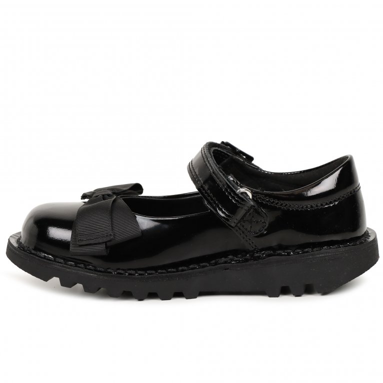 Charles Clinkard Kickers MJ Bow Girls Infant School Shoes