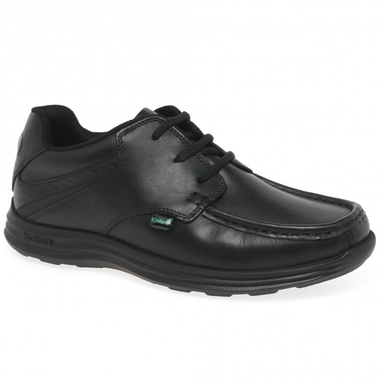 charles clinkard Kickers Reasan Lace Junior Boys School Shoes