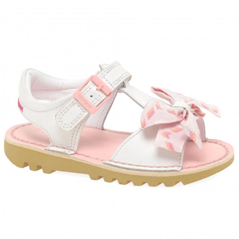charles clinkard Kickers Sandal Bow Girls Infant Sandals