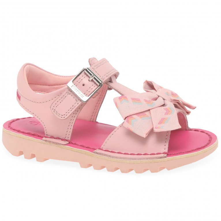 charles clinkard Kickers Sandal Bow Girls Infant Sandals