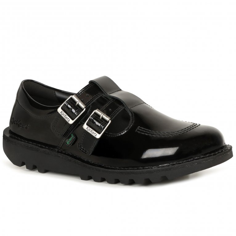 charles clinkard Kickers T Double WMNS Girls Senior School Shoes