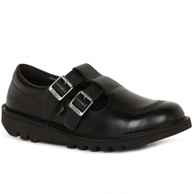 charles clinkard Kickers T Double WMNS Girls Senior School Shoes