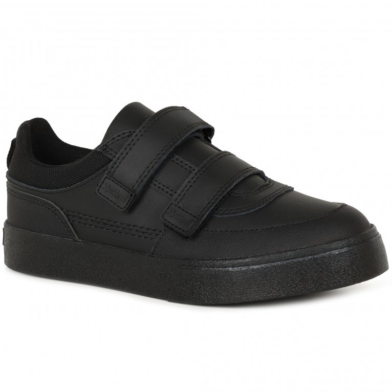 charles clinkard Kickers Tovni Scuff Lo Boys School Shoes