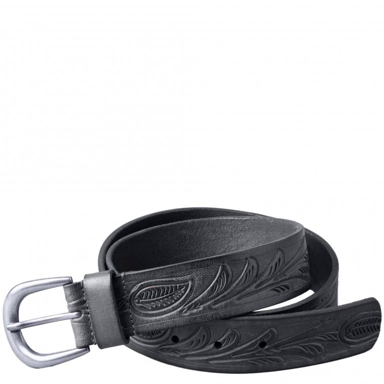 charles clinkard Lakeland Leather Embossed Leather Belt