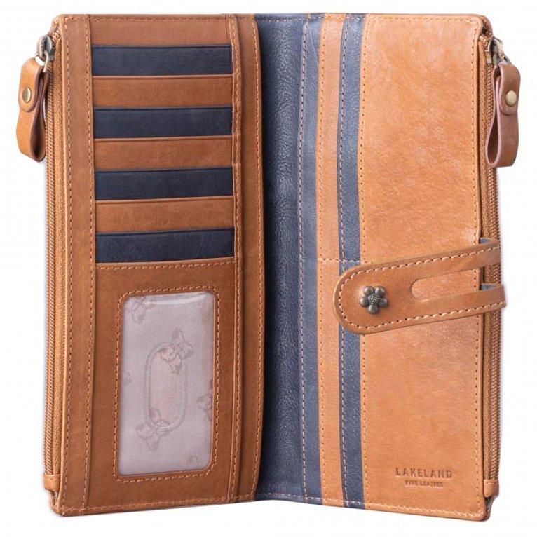 Charles Clinkard Lakeland Leather Hartsop Leather Double Zip Purse