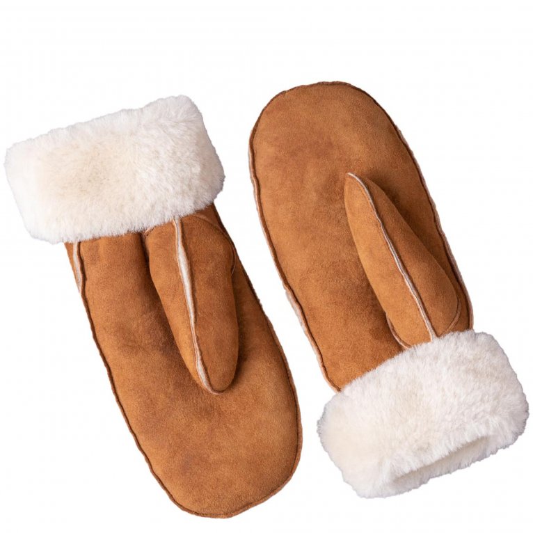Charles Clinkard Lakeland Leather Ladies Classic Sheepskin Mittens