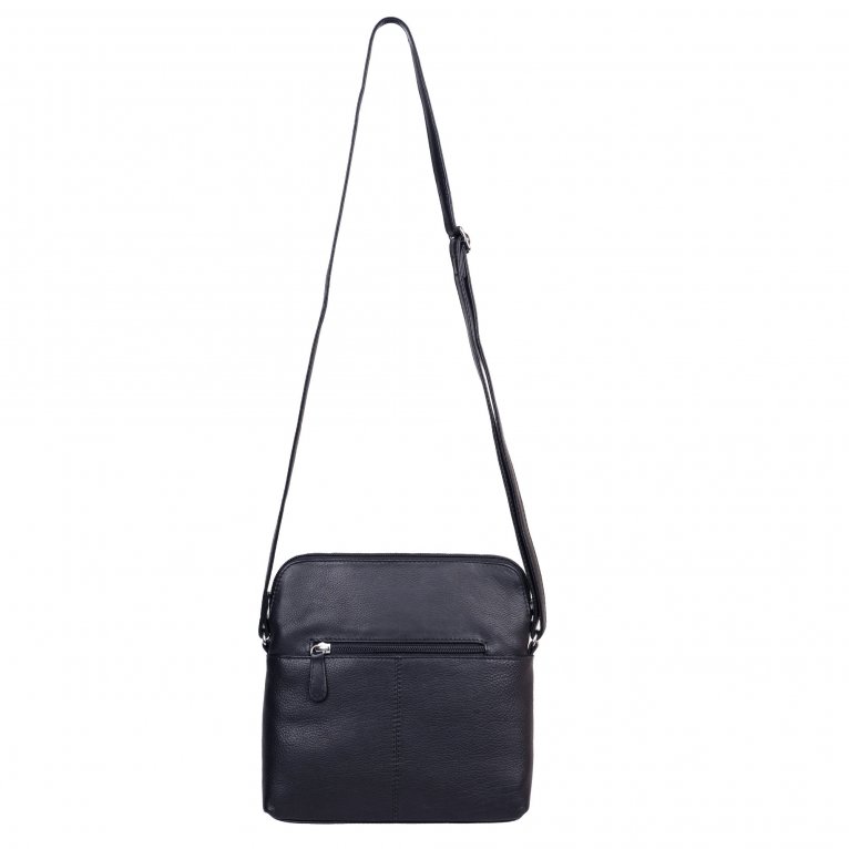 Charles Clinkard Lakeland Leather Raven Womens Cross Body Bag