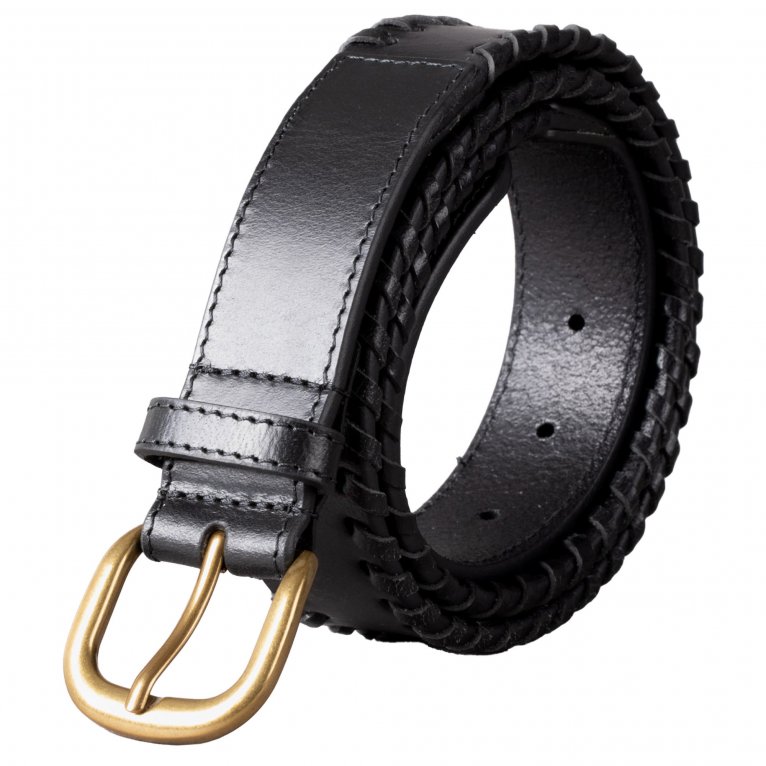 Charles Clinkard Lakeland Leather Wray Whip Stitch Leather Belt