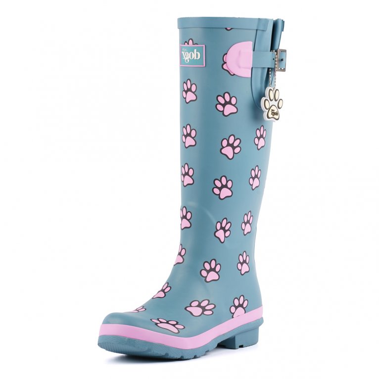 Charles Clinkard Lazy Dogz Cookie Womens Wellingtons