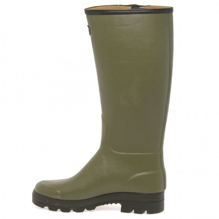 Charles Clinkard Le Chameau Chasseur Cuir Mens Wellingtons