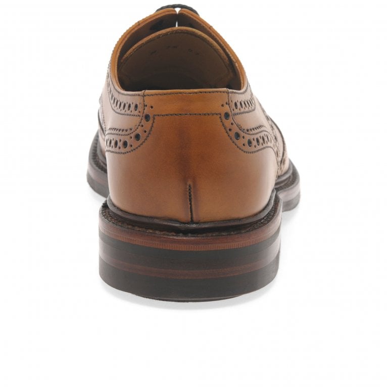 Charles Clinkard Loake Chester Dainite Mens Tan Leather Brogues