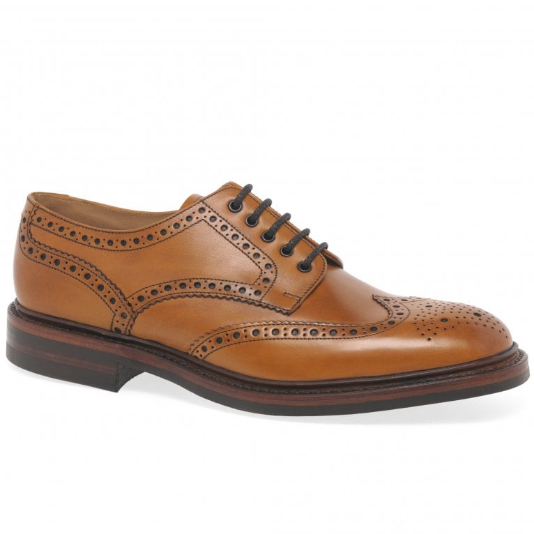 charles clinkard Loake Chester Dainite Mens Tan Leather Brogues