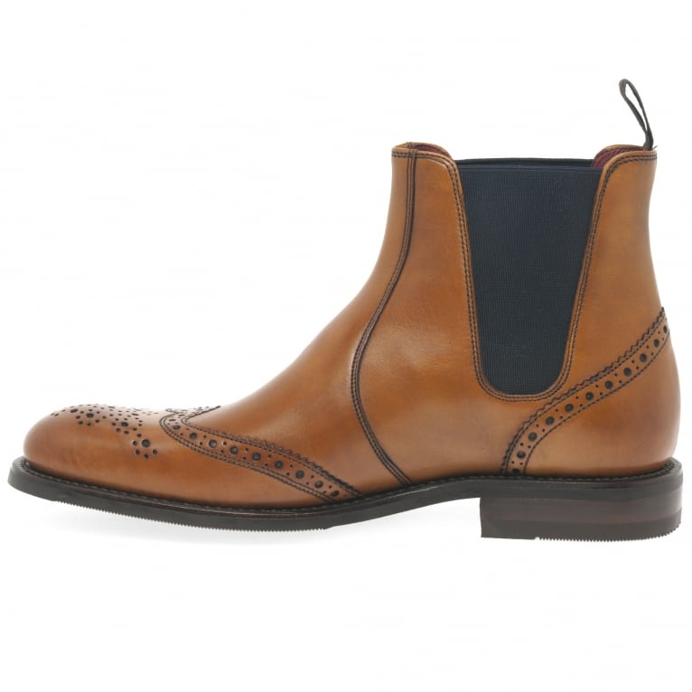 Charles Clinkard Loake Hoskins Mens Brogue Chelsea Boots