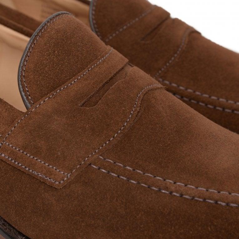 Charles Clinkard Loake Imperial Mens Suede Penny Loafers