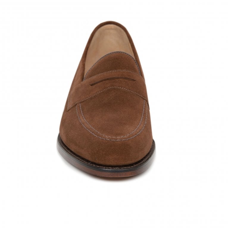 Charles Clinkard Loake Imperial Mens Suede Penny Loafers