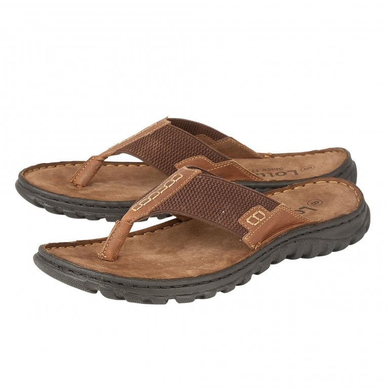 Charles Clinkard Lotus Ainsley Mens Toe Post Sandals