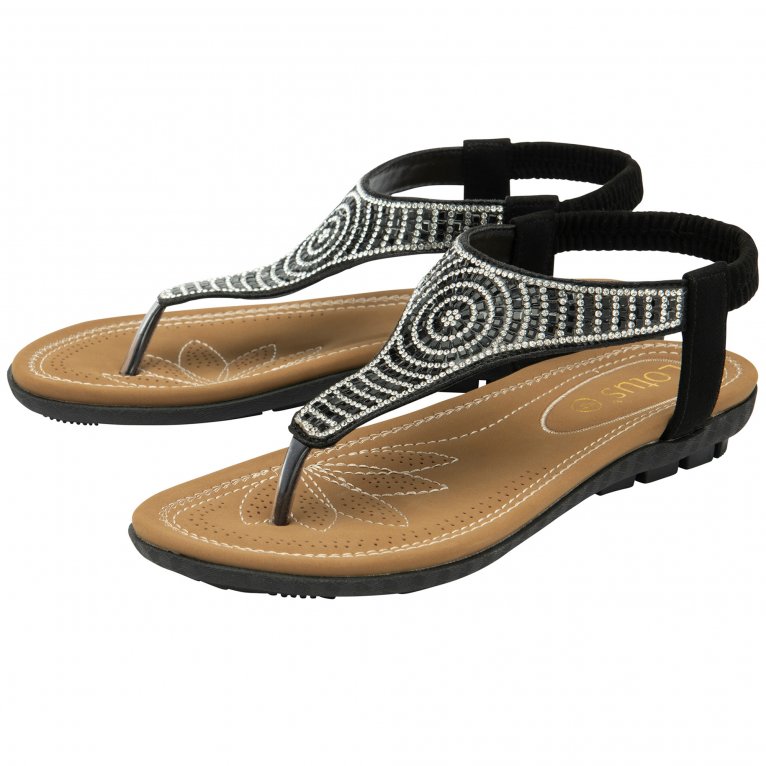 Charles Clinkard Lotus Aura Womens Toe Post Sandals