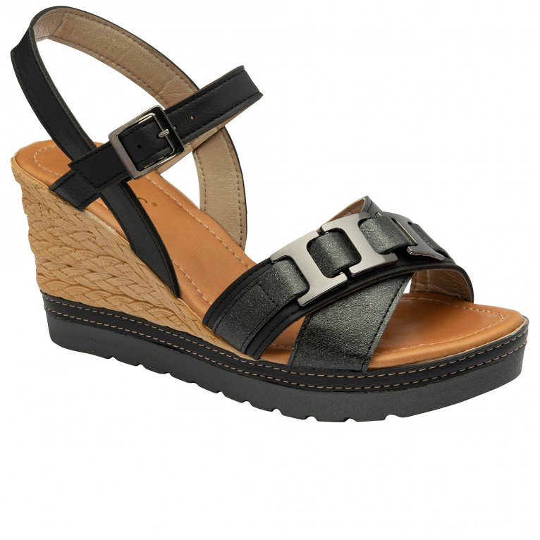 charles clinkard Lotus Bardolino Womens Wedge Sandals