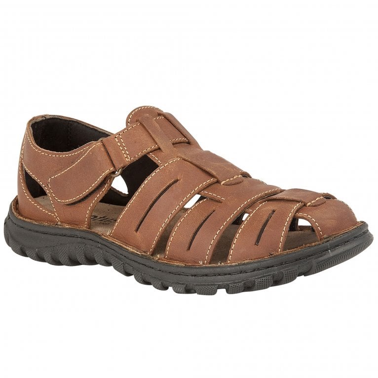 charles clinkard Lotus Bruno Mens Fisherman Sandals