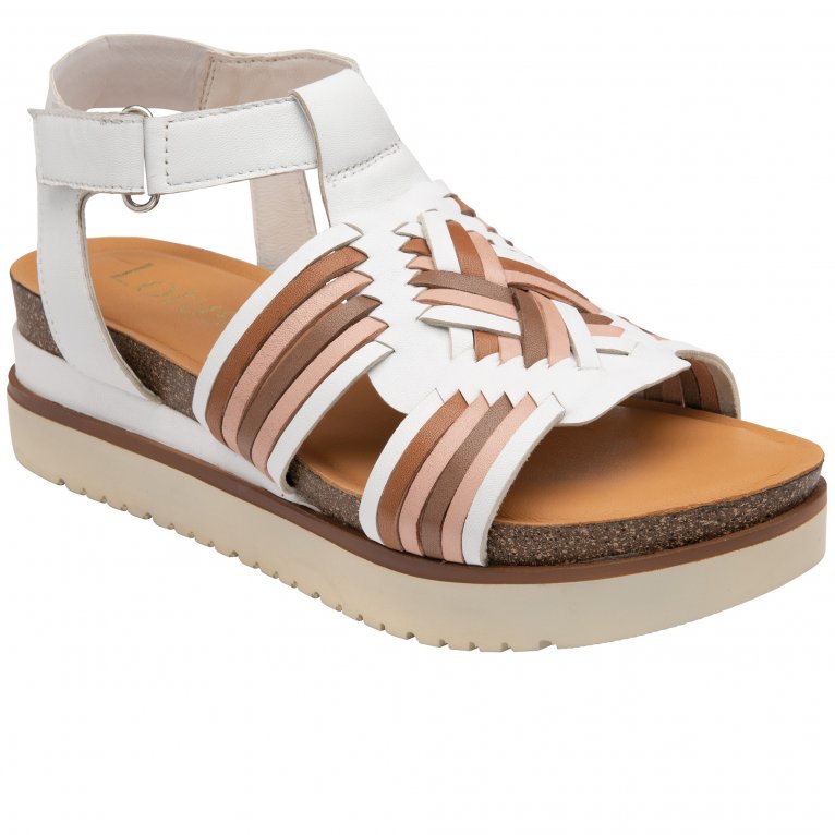 charles clinkard Lotus Cairnes Womens Flatform Sandals