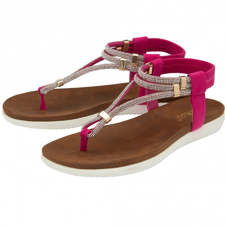 Charles Clinkard Lotus Chica Womens Toe Post Sandals