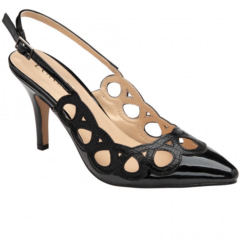 charles clinkard Lotus Debbie Womens Slingback Court Shoes