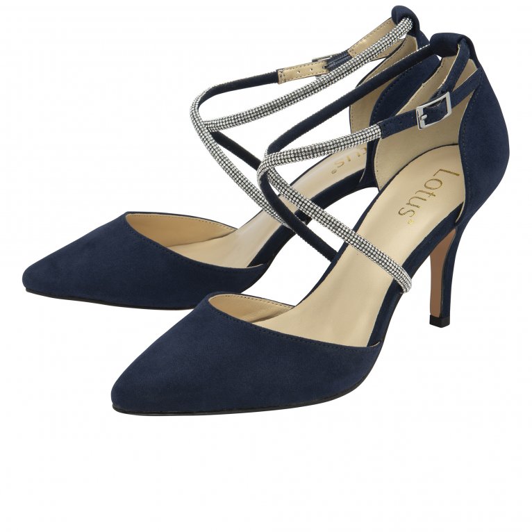 Charles Clinkard Lotus Elissa Womens Strappy Court Shoes